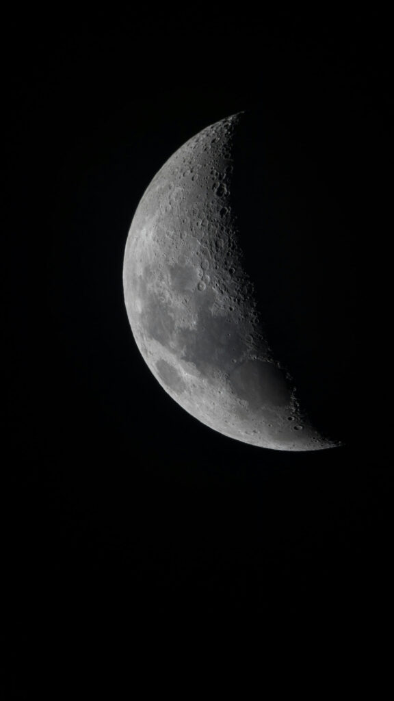 Waning Crescent Moon Phase Spiritual Energy and Manifestation Wallpaper