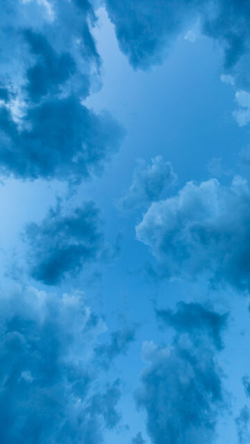 Celestial Blue Sky Spiritual Energy Aesthetic Background Wallpaper