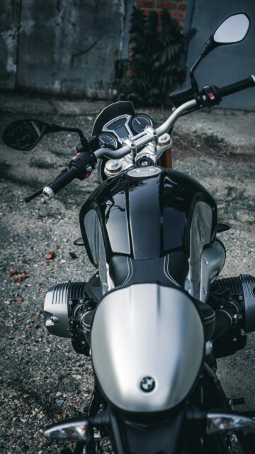 Stunning BMW R nineT Motorcycle Close Up High Quality Phone Wallpaper