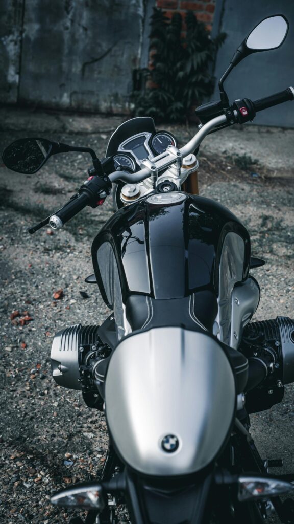 Stunning BMW R nineT Motorcycle Close Up High Quality Phone Wallpaper