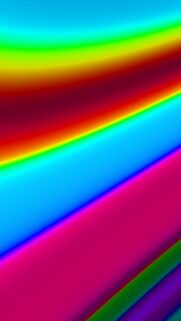Vibrant Rainbow Gradient Abstract Art Mobile Wallpaper