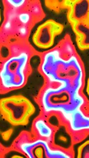 Vibrant Abstract Neon Fluid Art Glow Mobile Phone Wallpaper