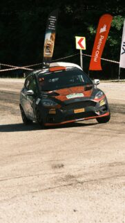 Rally Racing Ford Fiesta Drift Action Phone Wallpaper