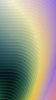 Abstract Curved Gradient Waves Aesthetic Phone Wallpaper