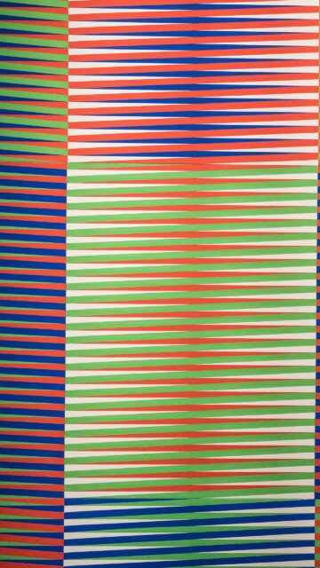 Abstract Geometric Striped Pattern Art Mobile Wallpaper