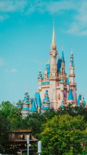 Cinderella Castle at Magic Kingdom Disney World Mobile Wallpaper