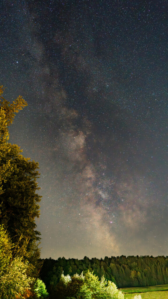 Cosmic Milky Way Galaxy Night Sky Spiritual Manifestation Wallpaper