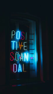 Positive Scandal Manifestation Aesthetic for Bold Goals Wallpaper