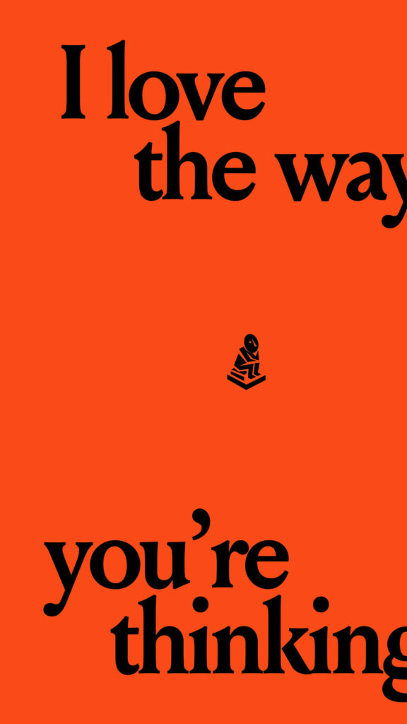 Minimalist Thinking Affirmation Manifestation Aesthetic Phone Wallpaper