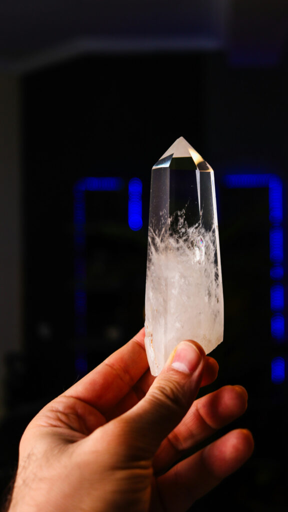 Clear Quartz Healing Crystal Energy Spiritual Aesthetic Wallpaper