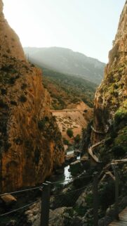 Breathtaking El Caminito del Rey Gorge Canyon Scenic Mobile Wallpaper