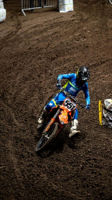 Adrenaline Filled Motocross Rider Action Race 4K Mobile Wallpaper