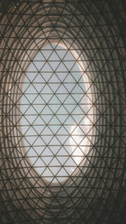 Sacred Geometry Celestial Dome Abstract Pattern Aesthetic Phone Wallpaper
