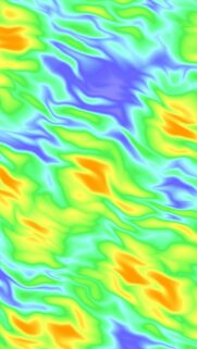 Abstract Liquid Gradient Wave Phone Wallpaper