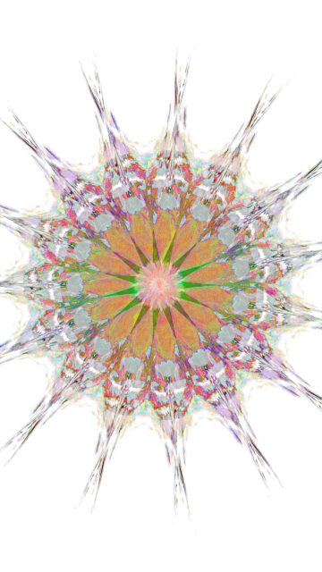 Sacred Geometry Mandala Energy Flow Abstract Aesthetic Wallpaper