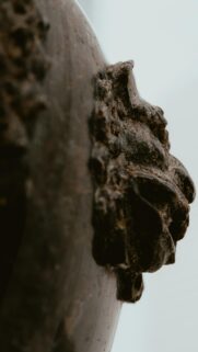 Ancient Stone Lion Sculpture Architectural Detail Phone Wallpaper