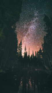 Celestial Milky Way and Starry Night Sky Spiritual Energy Aesthetic Wallpaper