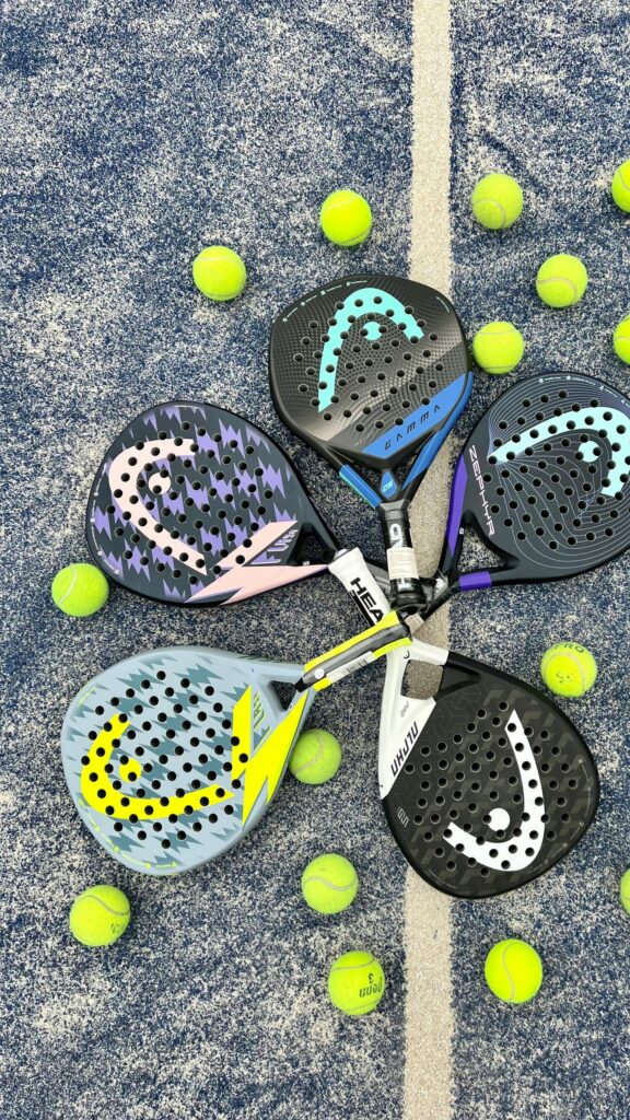 Professional Padel Rackets and Tennis Balls Sports Wallpaper