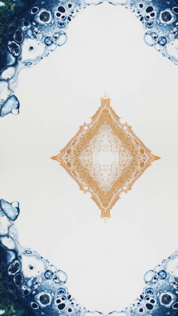 Sacred Geometry Mandala Energy Flow Minimalist Aesthetic Wallpaper