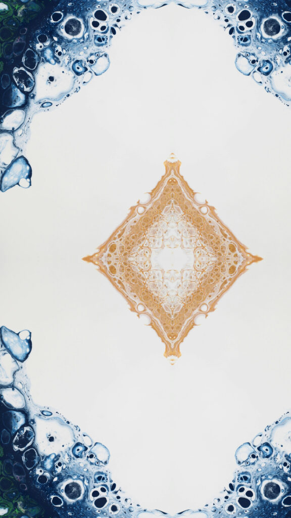 Sacred Geometry Mandala Energy Flow Minimalist Aesthetic Wallpaper