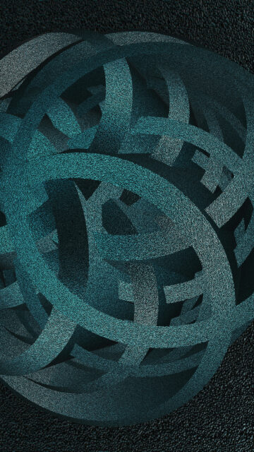 Sacred Geometry Intertwined Circles Spiritual Energy Art Wallpaper