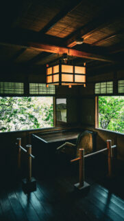 Zen Meditation Sanctuary Space for Mindful Manifestation Wallpaper