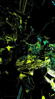 Neon Abstract Liquid Energy Mobile Phone Wallpaper