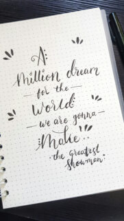 A Million Dreams Manifestation Quote Aesthetic for Law of Attraction Wallpaper