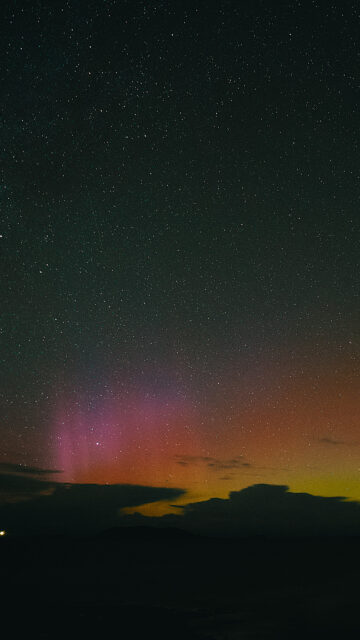 Celestial Northern Lights Spiritual Energy Aura Phone Wallpaper