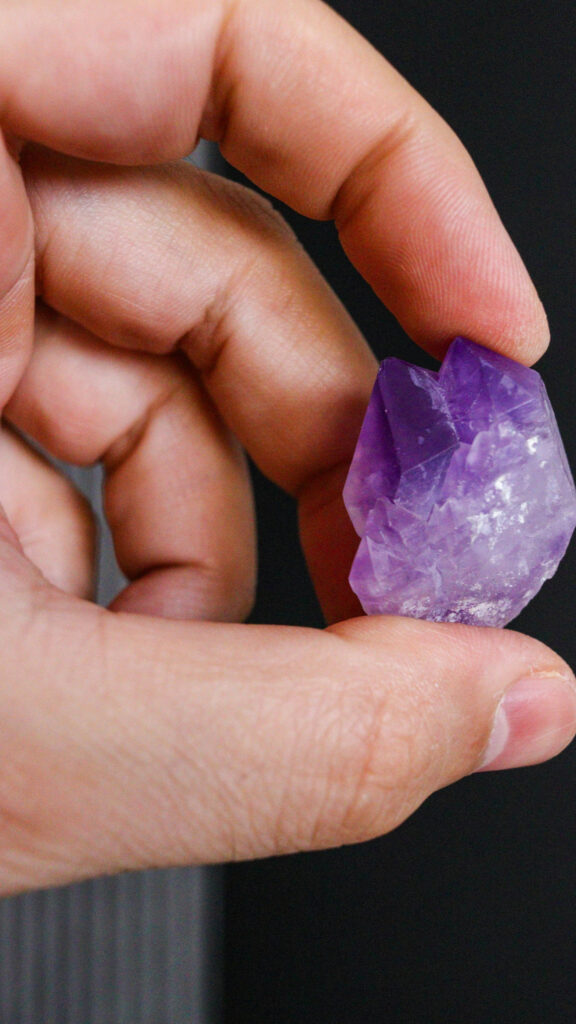 Healing Amethyst Crystal Energy Spiritual Aesthetic Wallpaper