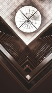 Sacred Geometry Architectural Portal Divine Alignment Phone Wallpaper