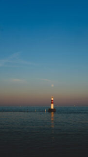 Cancer Moon Zodiac Celestial Calm Beach Glow Aesthetic Phone Wallpaper