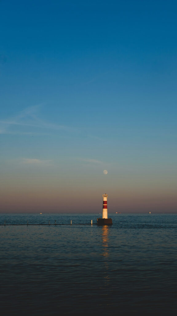 Cancer Moon Zodiac Celestial Calm Beach Glow Aesthetic Phone Wallpaper