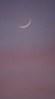 Waxing Crescent Moon Spiritual Manifestation Energy Wallpaper