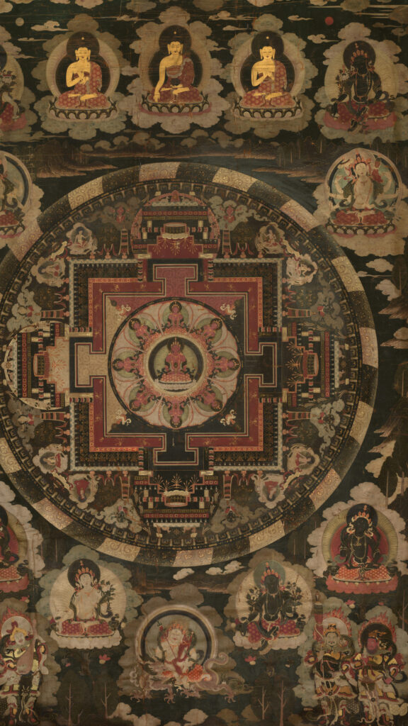 Sacred Tibetan Mandala Energy Art Spiritual Geometric Meditation Wallpaper