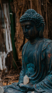 Zen Buddha Meditation Crystal Energy Aesthetic 4K Phone Wallpaper