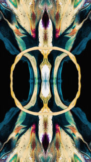 Cosmic Mandala Sacred Geometry Spiritual Energy Art Wallpaper