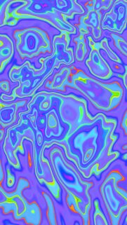 Psychedelic Liquid Swirl Abstract Vibrant Neon Colorful Art Wallpaper