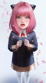 Anya Forger Crying Anime Girl High Definition Mobile Wallpaper