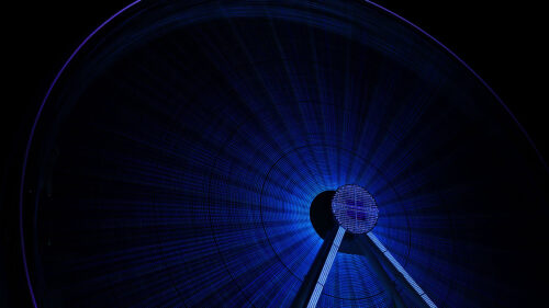 Ferris, Wheel, Backlight, Blue, Wallpapers Free Download For Desktop
