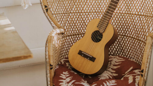 Guitar, Musical, Instrument, Armchair, HD Wallpapers Free Download