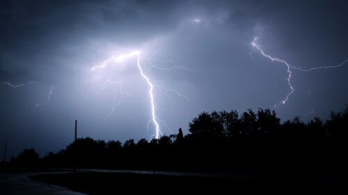 Lightning, Night, Glow, Wallpapers Free Download