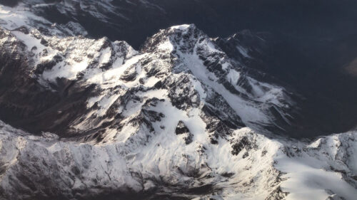 Mountains, Snow, Aerial, View, Wallpapers Download