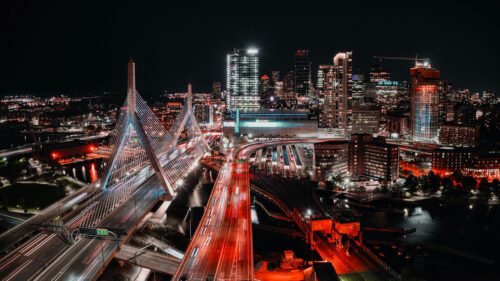 Night, City, Coast, Aerial, View Wallpapers Free Download (2)