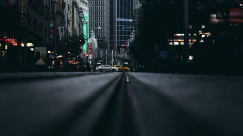 Street, City, Cars HD Wallpapers Free Download