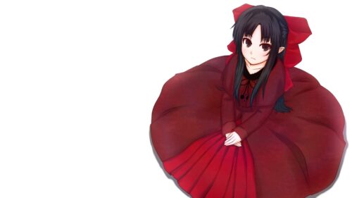 Anime, Dress, Red, Modesty Wallpapers Free Download
