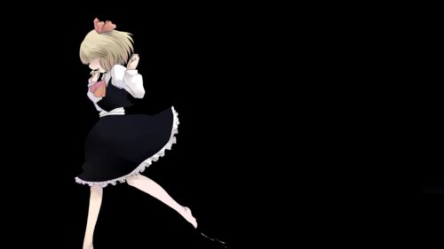 Anime, Girl, Blonde, Jump, Water Wallpapers Free Download