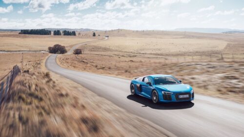 Audi R8, V10, Movement, Road HD Wallpapers Free Download