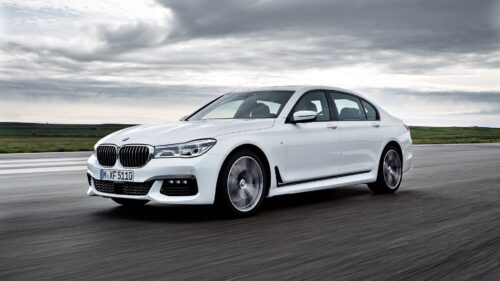 Bmw 750li, White, side, View Wallpapers Download