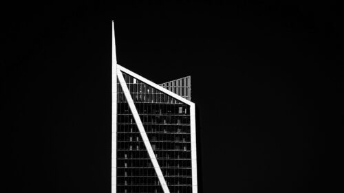 Building, Bw, Facade HD Wallpapers Free Download